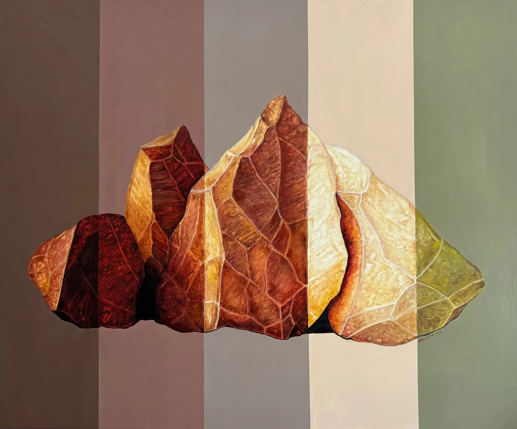 The Kiss of Stones in Autumn, obraz Tuğby Bahadır
